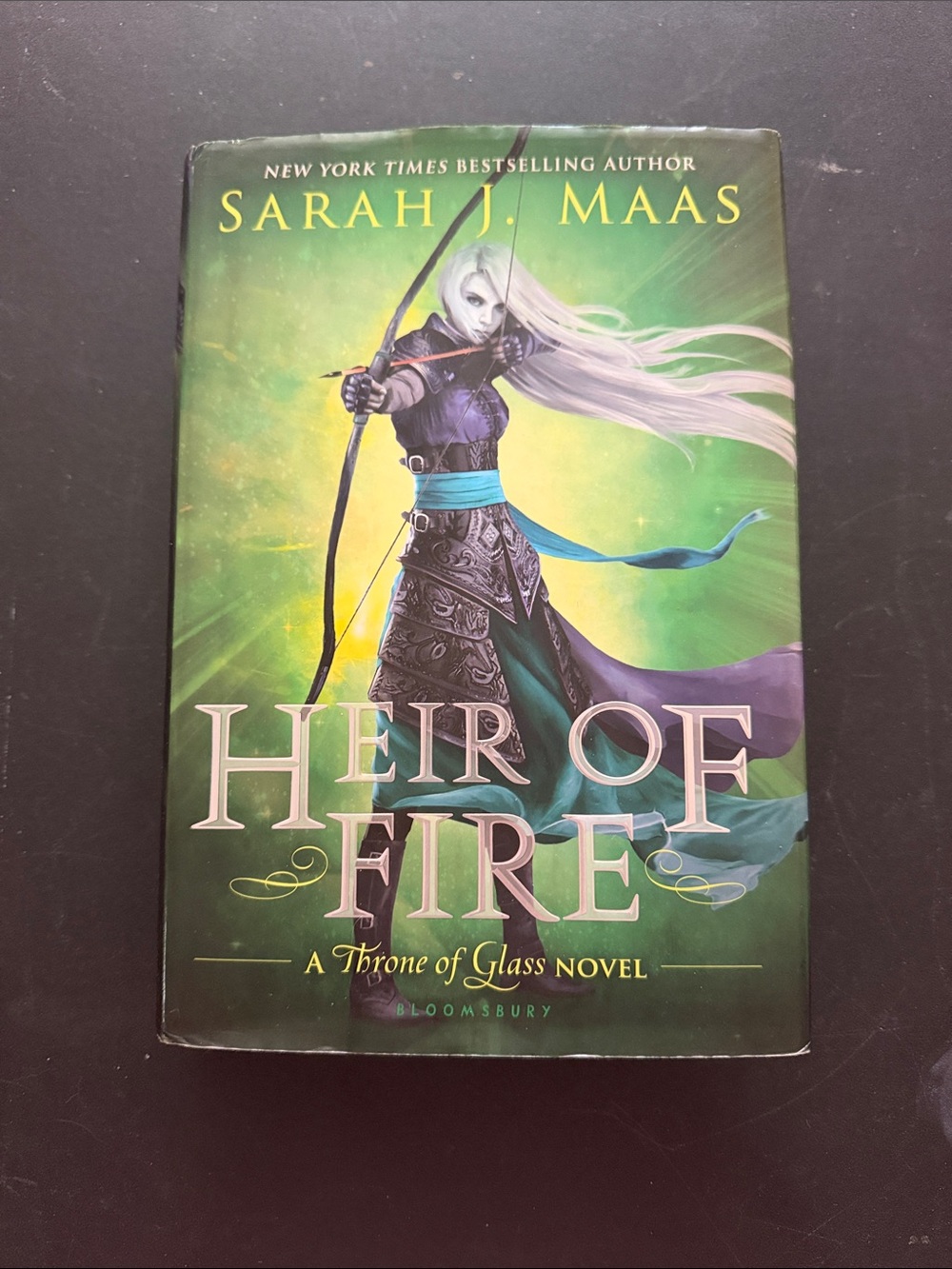 Heir of Fire by Sarah J. Maas - Green Fantasy Hardcover